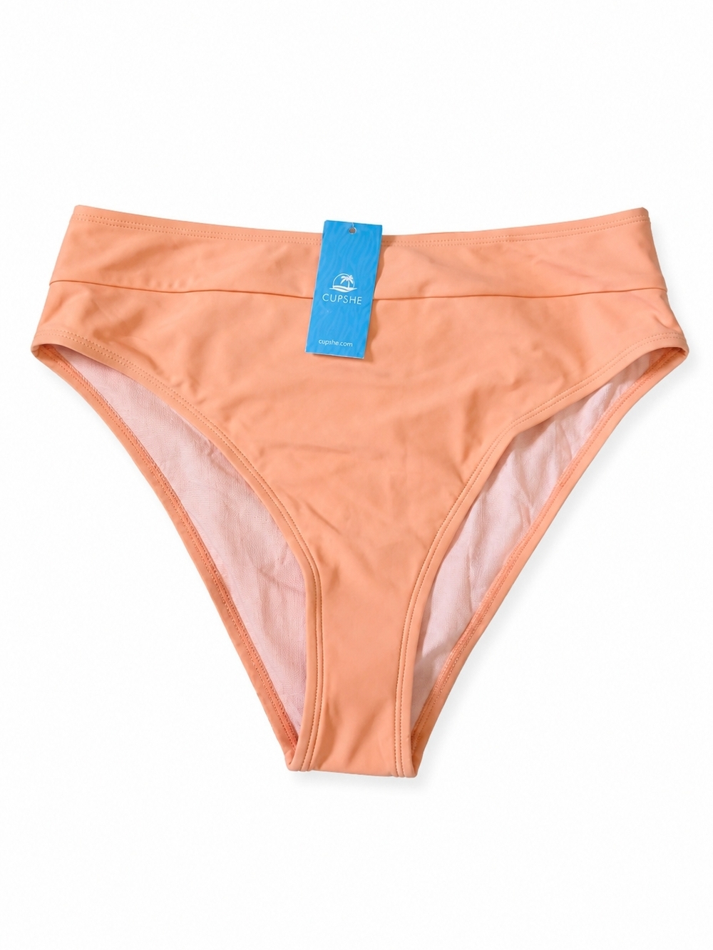 Cupshe Peach High-Waist Bikini Bottom